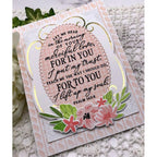 Papertrey Ink Psalm Reflections December Clear Stamp 1556 gold