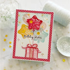Papertrey Ink Birthday Your Way II Clear Stamps 1561 star balloons