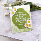 Papertrey Ink Reflections January Clear Stamp 1562 daisies