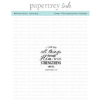 Papertrey Ink Reflections January Clear Stamp 1562