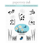 Papertrey Ink Flutter and Flowers Clear Stamps 1564