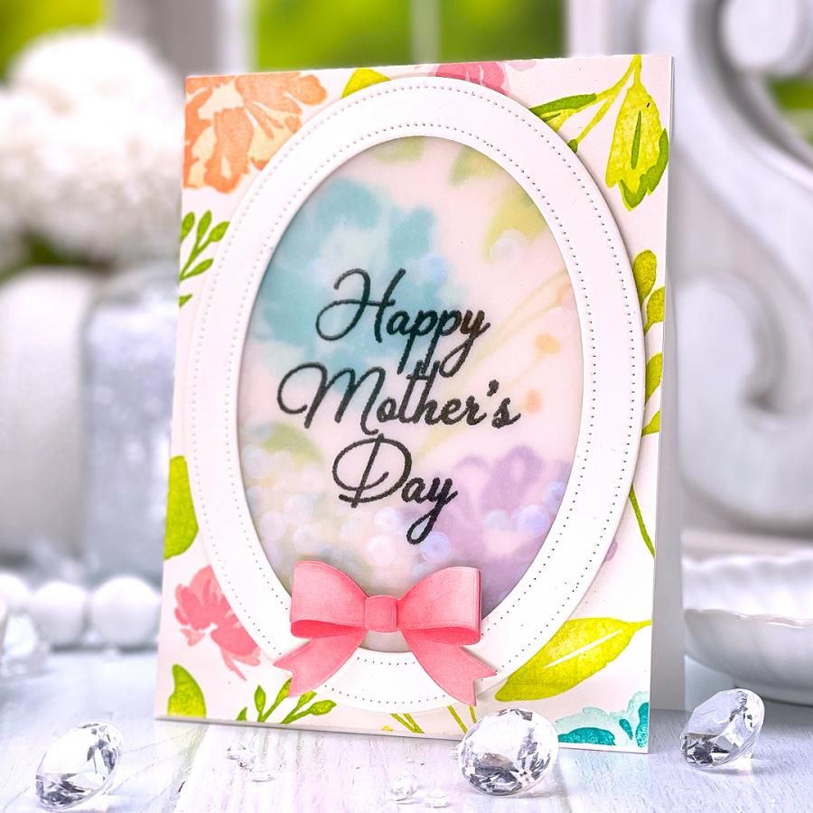 Papertrey Ink Mother's Day Sentiments Clear Stamps 1570 happy mother's day
