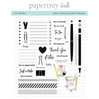 Papertrey Ink Just Notes Clear Stamps 1571