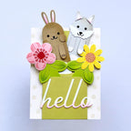 Papertrey Ink Bookmarked Extas Dies pti-0810 hello