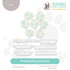Simon Says Stamp Printmaking Clovers Wafer Dies 1572mdc Beautiful Moments
