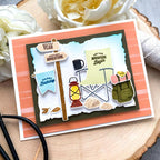 Papertrey Ink Life's Great Adventures Clear Stamp and Die Set happy birthday