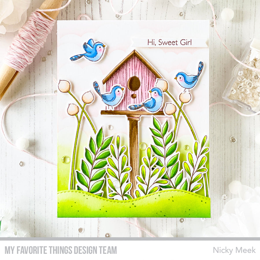My Favorite Things Peaceful Birds Clear Stamps sy59 hi sweet girl | color-code:alt3