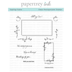 Papertrey Ink Sapling Frame Clear Stamps 1580