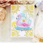 Papertrey Ink Soak Up the Fun Clear Stamps 1586 sunshine