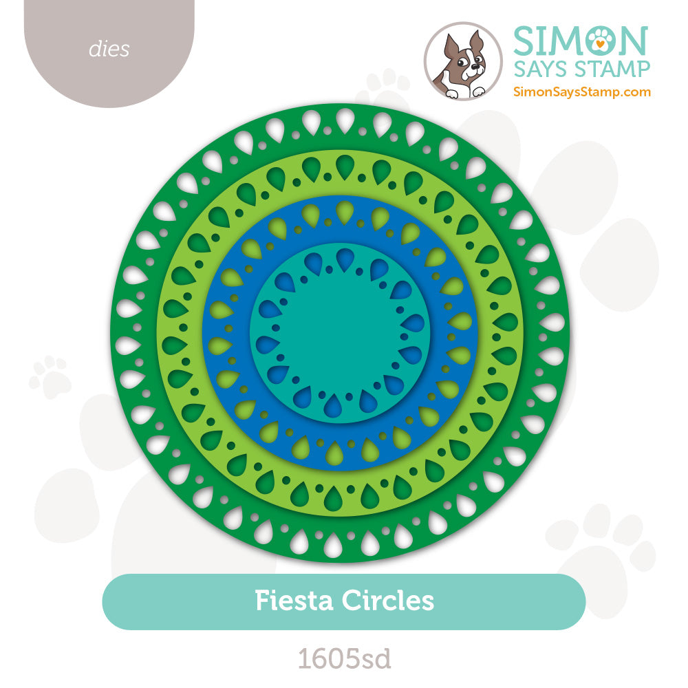 Simon Says Stamp Fiesta Circles Wafer Dies 1605sd Always There