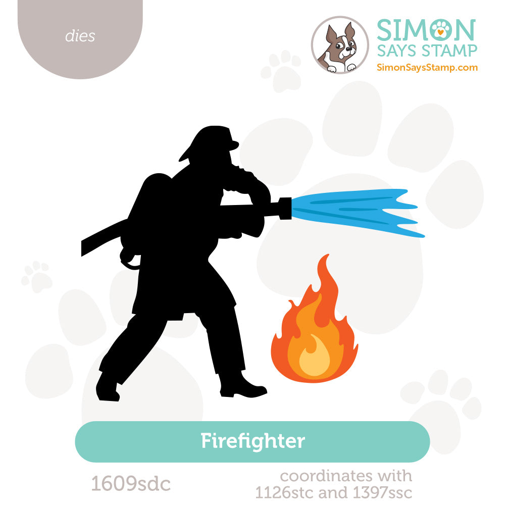 Simon Says Stamp Firefighter Wafer Dies 1609sdc Shine On