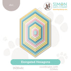 Simon Says Stamp Elongated Hexagons Wafer Dies 1636sdc Always There