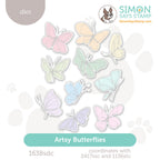 Simon Says Stam Artsy Butterflies Wafer Dies 1638sdc