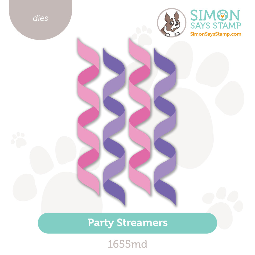 Simon Says Stamp Party Streamers Wafer Dies 1655md Stamptember