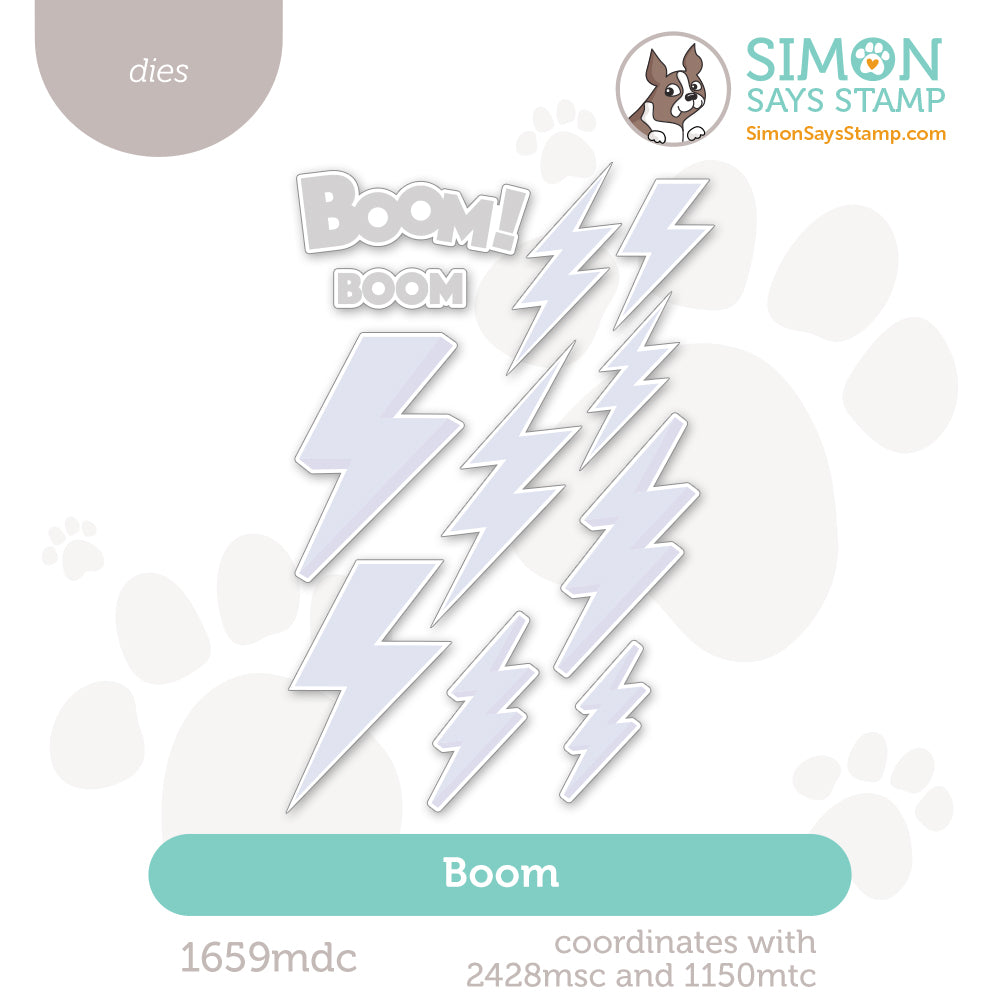 Simon Says Stamp Boom Wafer Dies 1659mdc Shine On