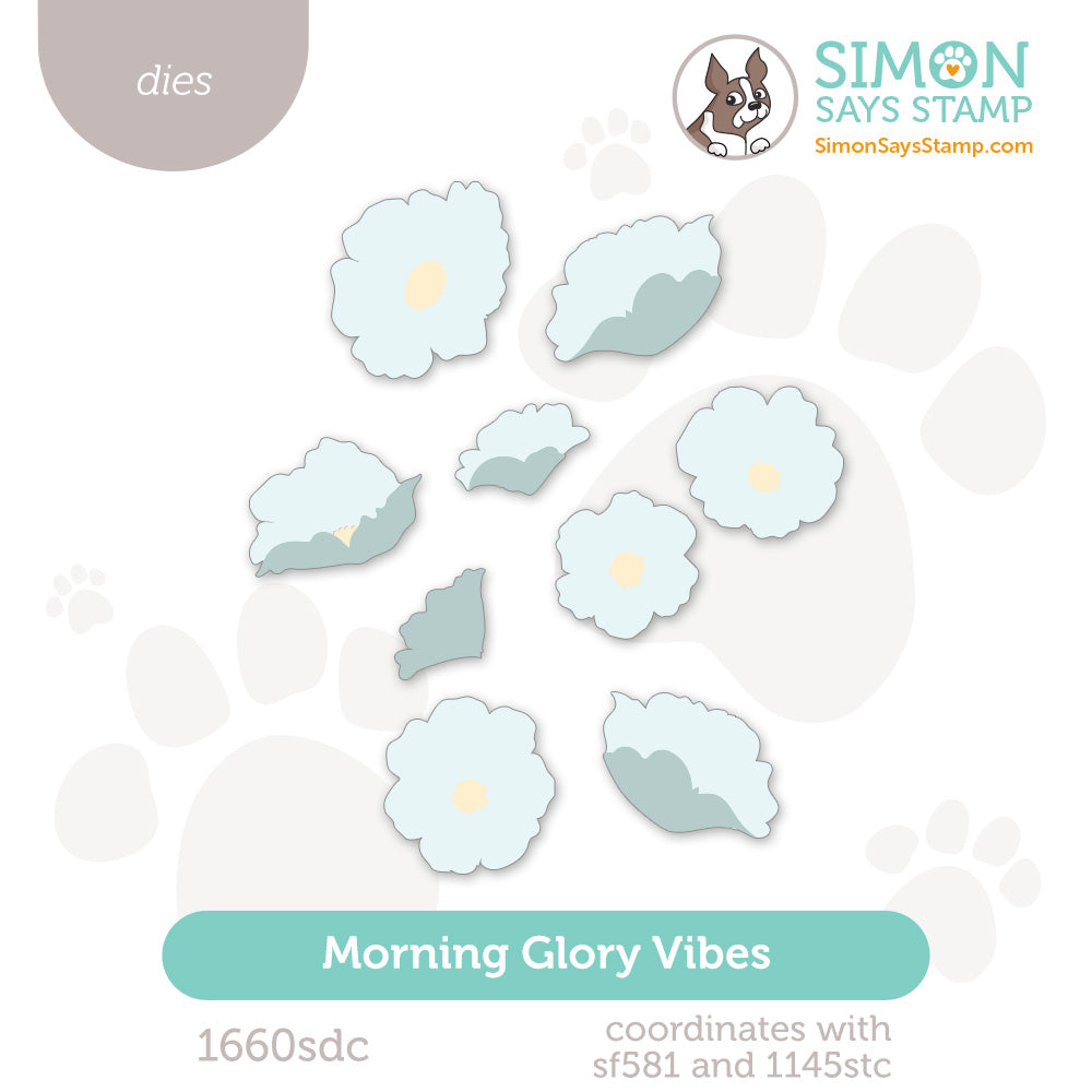 Simon Says Stamp Morning Glory Vibes Wafer Dies 1660sdc