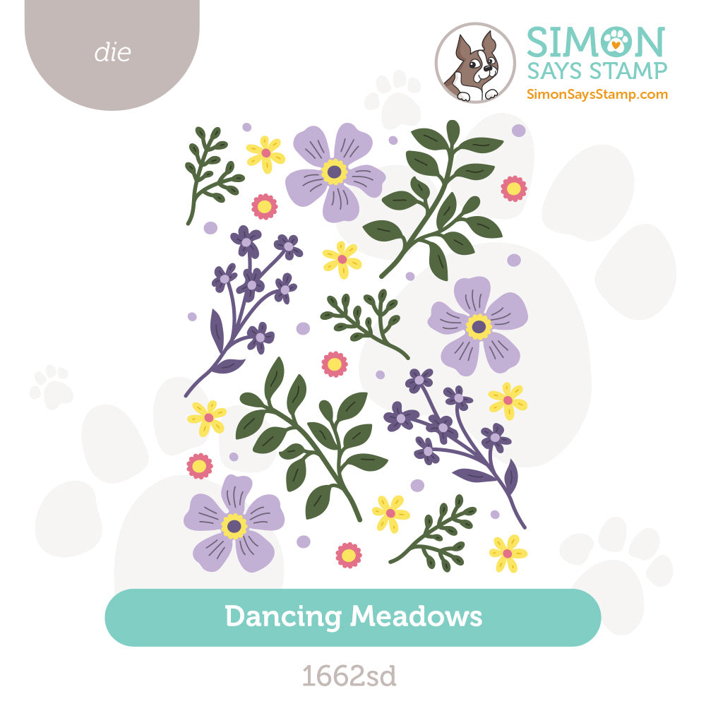 Simon Says Stamp Dancing Meadows Wafer Dies 1662sd Shine On