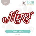 Simon Says Stamp Opulent Merry Wafer Dies 1663sd Stamptember
