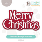 Simon Says Stamp Timeless Merry Christmas Wafer Dies 1665sd Stamptember