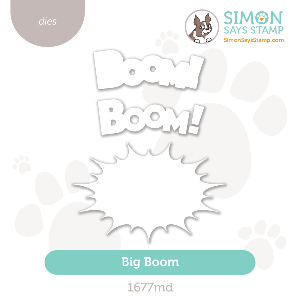 Simon Says Stamp Big Boom Wafer Dies 1677md Shine On
