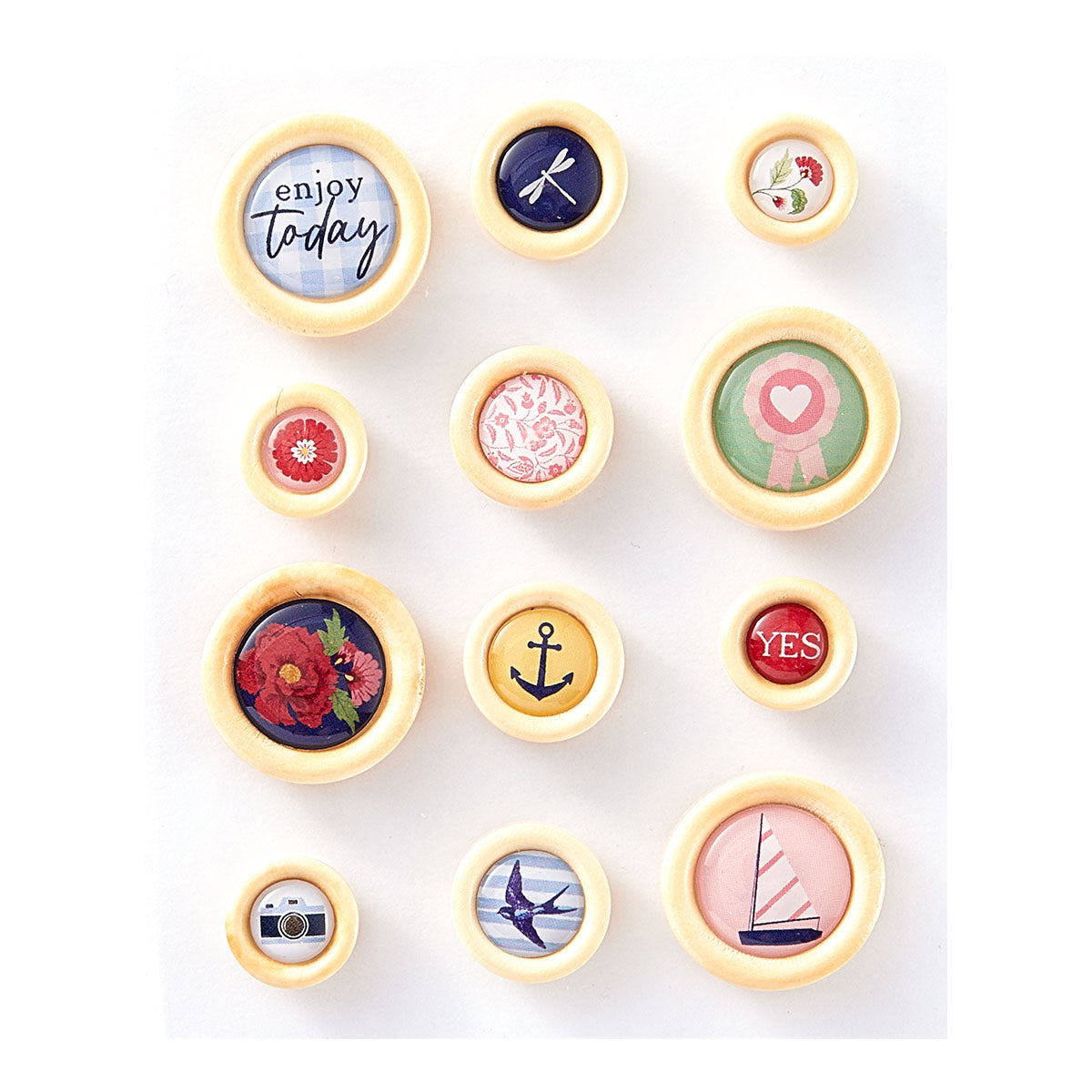 Spellbinders Bayfair Button Embellishments 168508