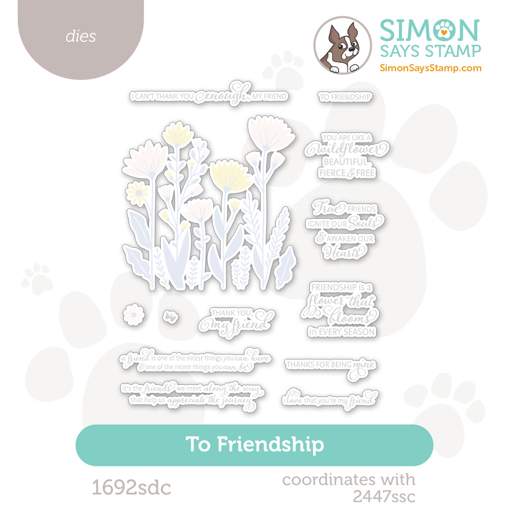 Simon Says Stamp To Friendship Wafer Dies 1692sdc Stamptember