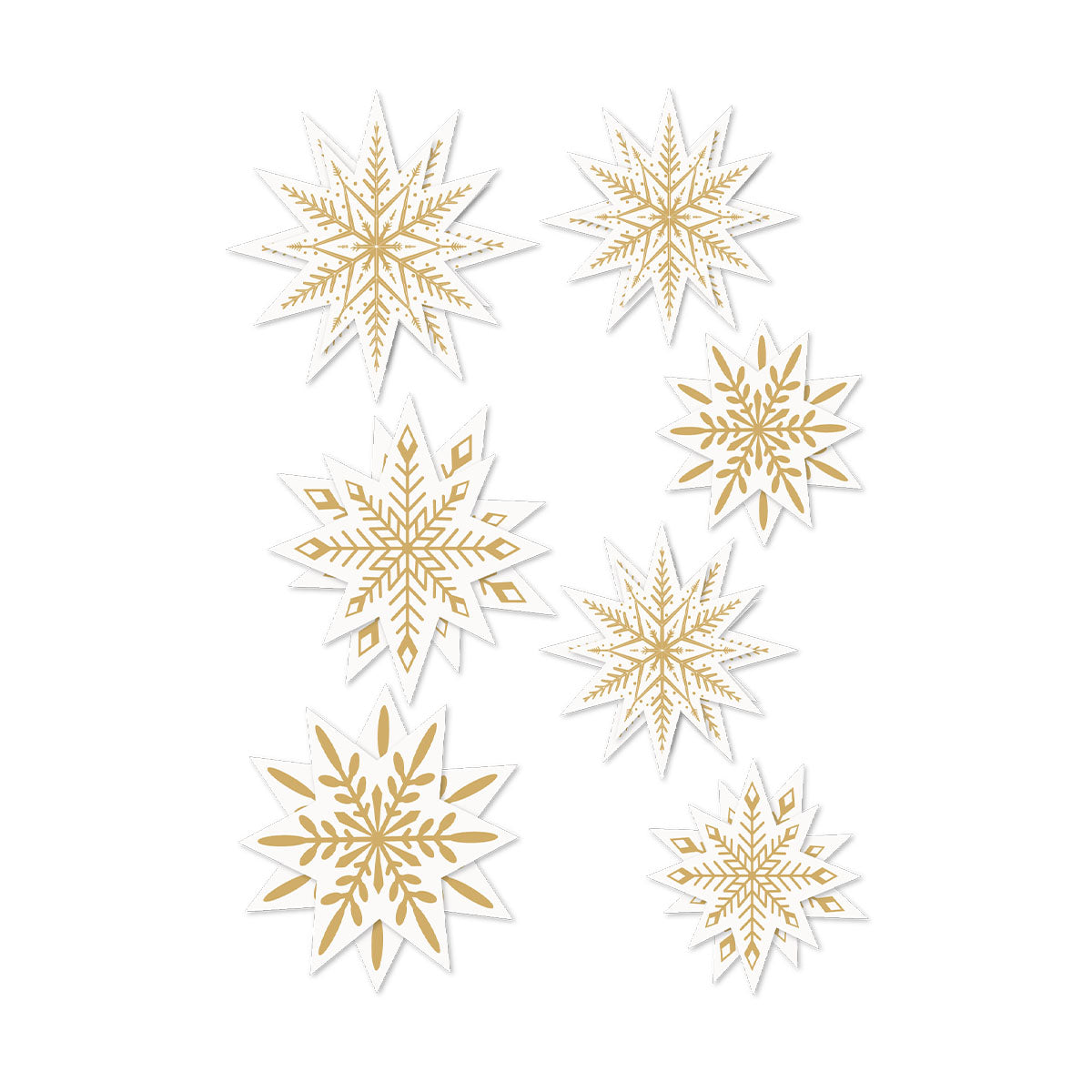 Spellbinders Rosie's Studio Sleigh Bells Ring Stars Dimensional Acetate Stickers 169472
