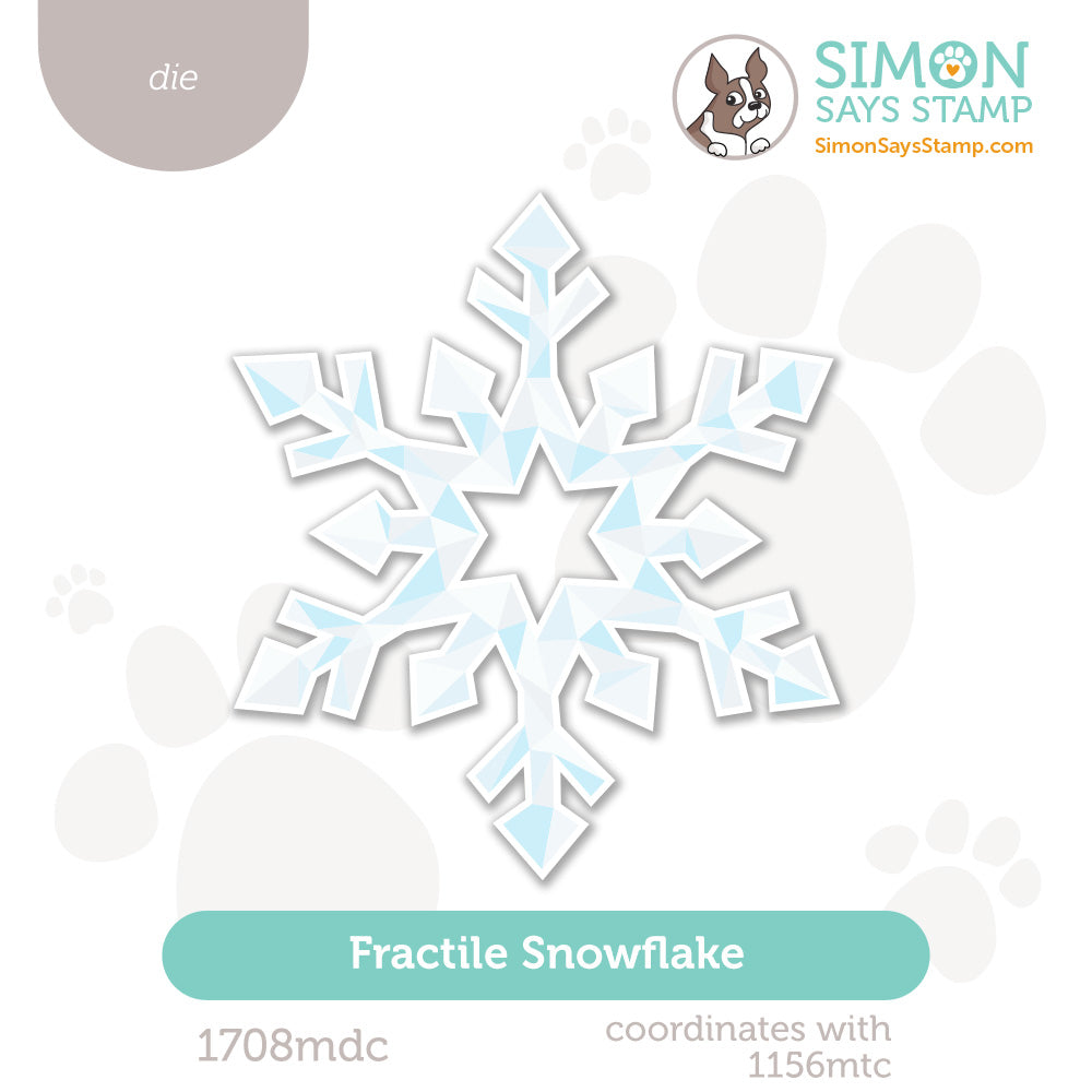 Simon Says Stamp Fractile Snowflake Wafer Dies 1708mdc Stamptember