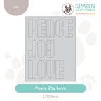 Simon Says Stamp Peace Joy Love Wafer Dies 1709md Stamptember