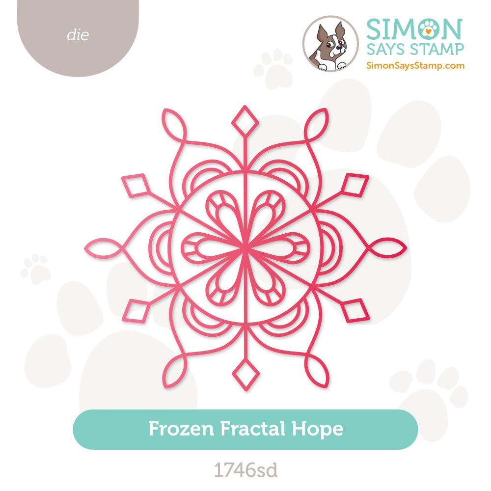 Simon Says Stamp Frozen Fractal Hope Wafer Dies 1746sd Stamptember