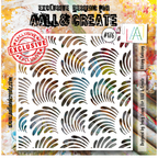 AALL & Create Bloopy Galoopy 6x6 Stencil aal176