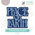 Simon Says Stamp Timeless Peace on Earth Wafer Dies 1763sd Stamptember