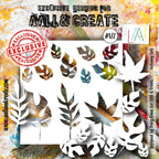 AALL & Create Autumny Falls 6x6 Stencil aal177