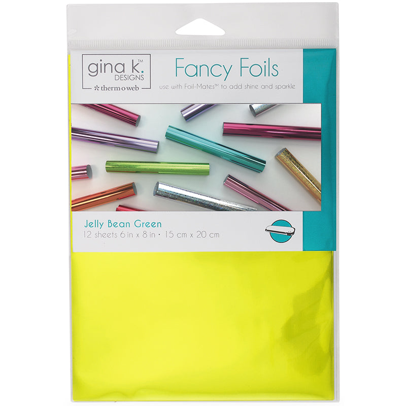 Therm O Web Gina K Designs JELLY BEAN GREEN Fancy Foils Deco Foil 18036
