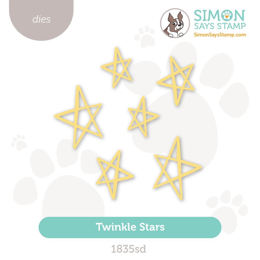 Simon Says Stamp Twinkle Stars Wafer Dies 1835sd