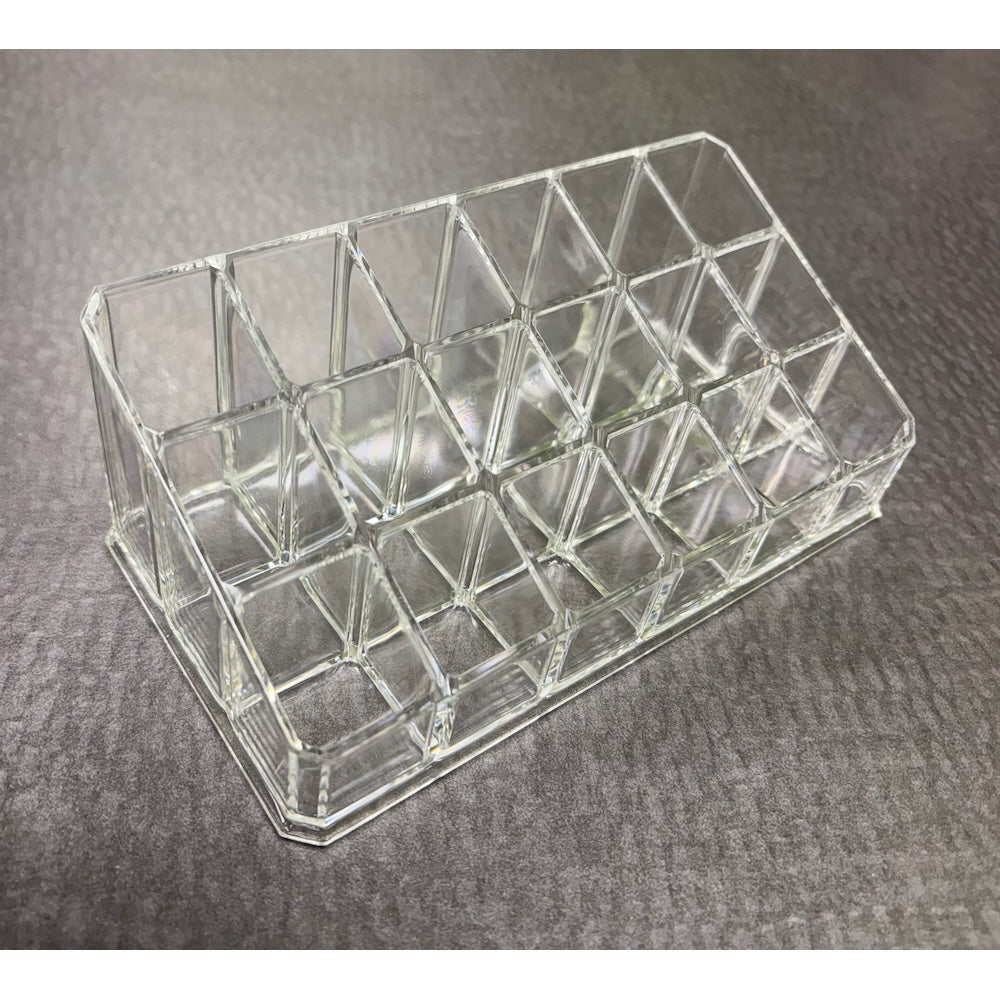 18 Slot Clear Organizer Display Case