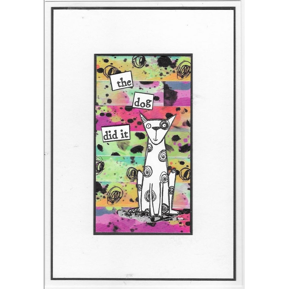 AALL & Create WISHY-WASHI 19 Washi Tape aalwt19 dog card