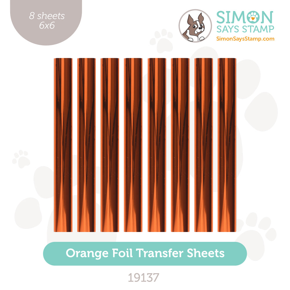 Therm O Web for Simon Says Stamp Orange DecoFoil Transfer Sheets Flat Pack 19137 Be Bold