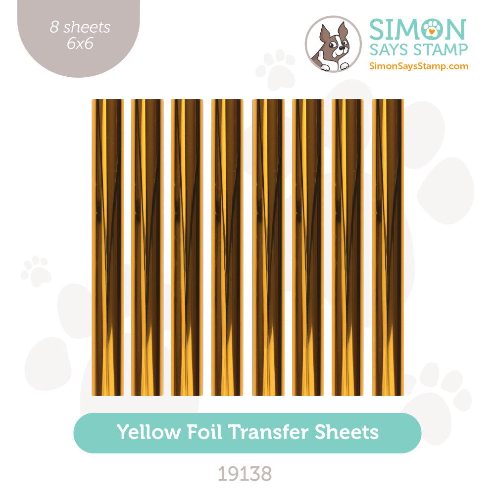 Therm O Web for Simon Says Stamp Yellow DecoFoil Transfer Sheets Flat Pack 19138 Be Bold