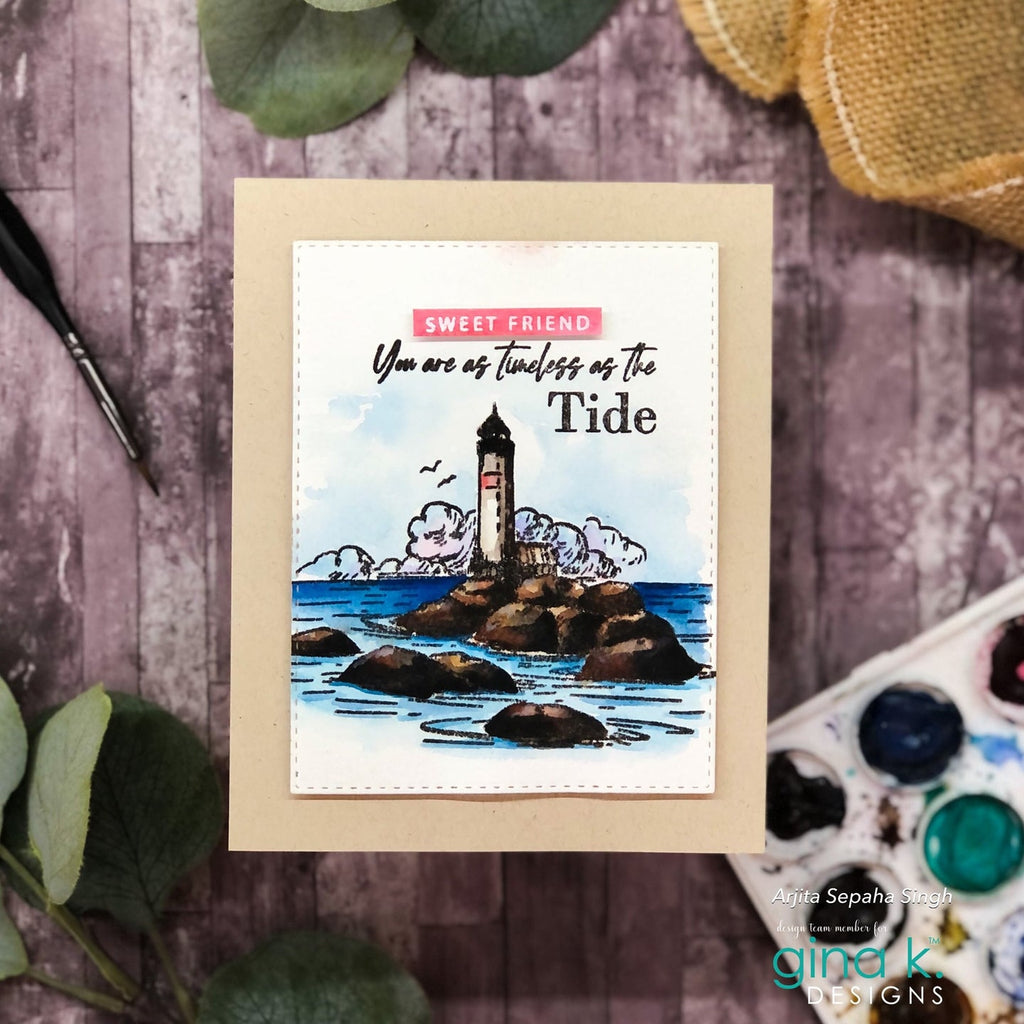 Gina K Designs TIME TO COAST Clear Stamps gkd110 sweet 