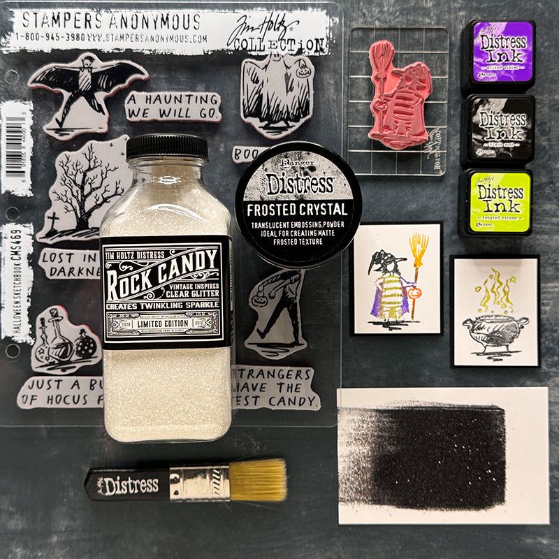 Tim Holtz DISTRESS FROSTED CRYSTAL Ranger tda78319 witch | color-code:ALT03