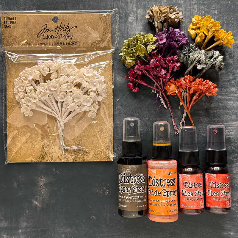 Tim Holtz Distress Jack-O-Lantern Mica Stain Ranger flower | color-code:ALT03