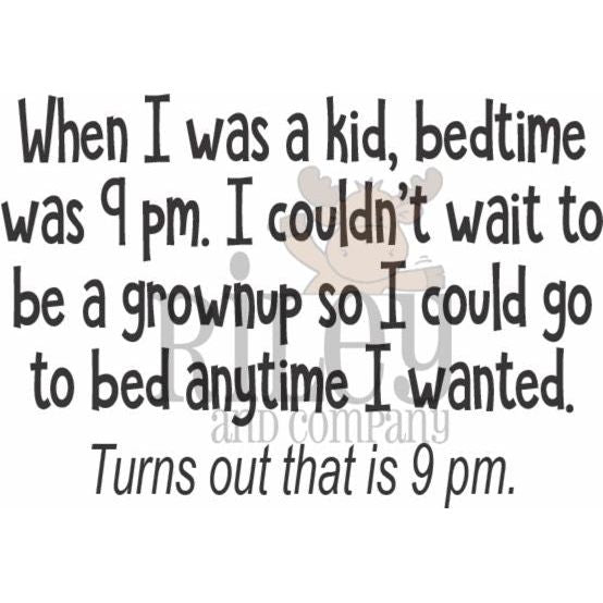 Riley And Company Funny Bones Bedtime Cling Rubber Stamp rwd-1157