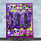 Tim Holtz Sizzix Layered Dots Thinlits Dies 666385 purple boo