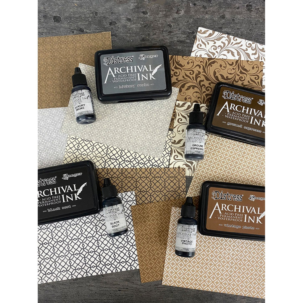 Tim Holtz BASICS Distress Archival Ink 4 Pack Ranger ampk77947 Product Group Photo