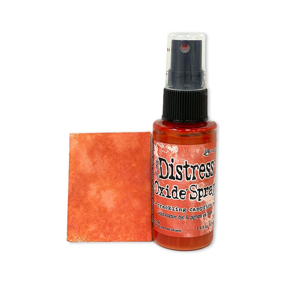 Tim Holtz Distress Oxide Spray Crackling Campfire Ranger tso72355 Color Swatch