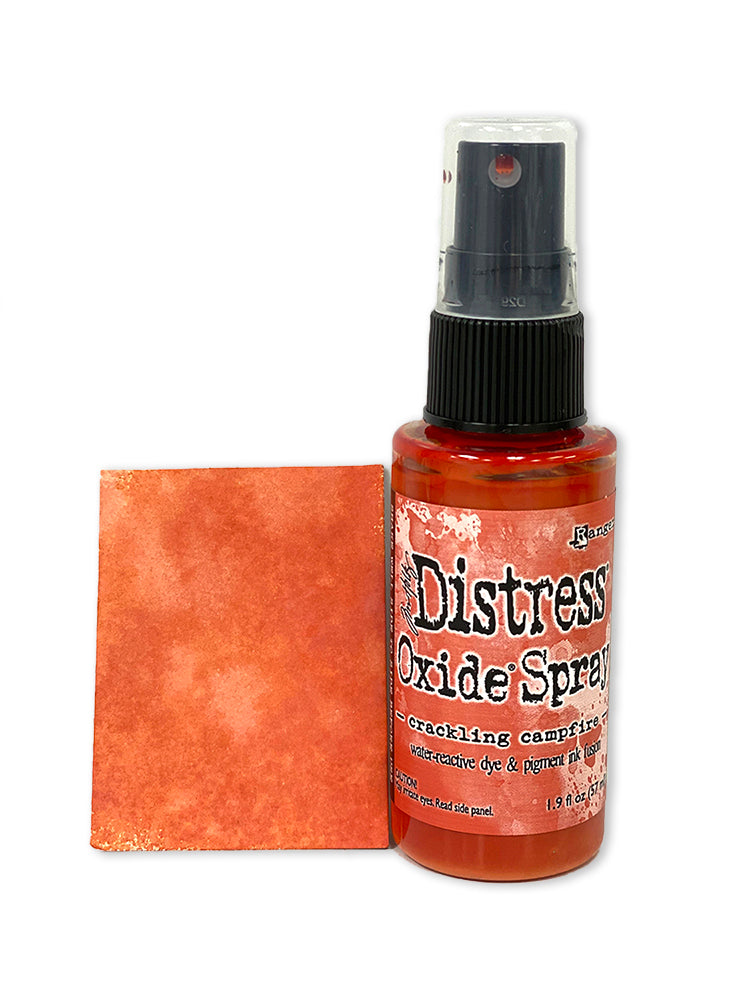 Tim Holtz Distress Oxide Spray Crackling Campfire Ranger tso72355 Color Swatch