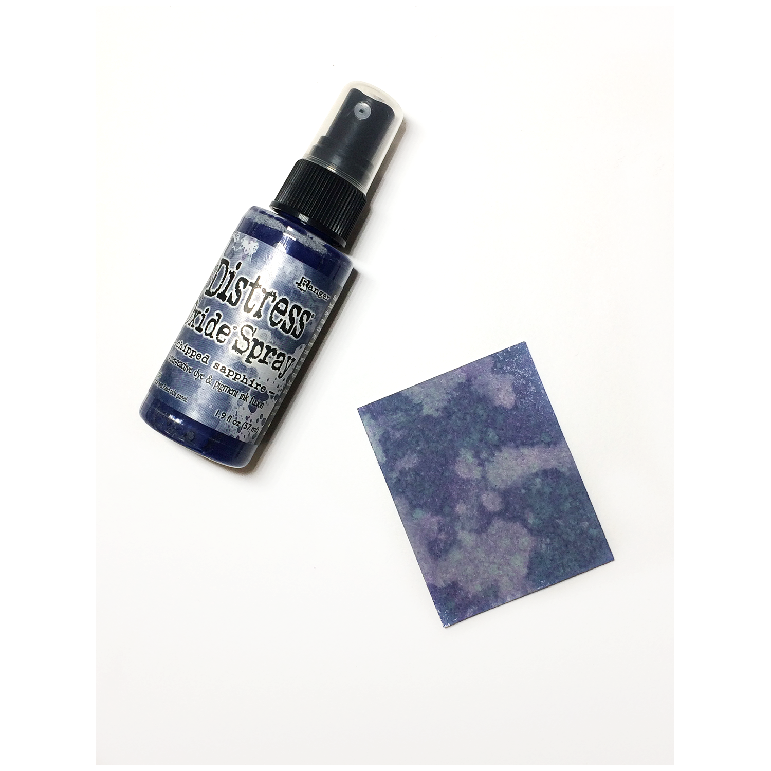 Tim Holtz Distress Oxide Spray Chipped Sapphire Ranger tso67634 Color Swatch