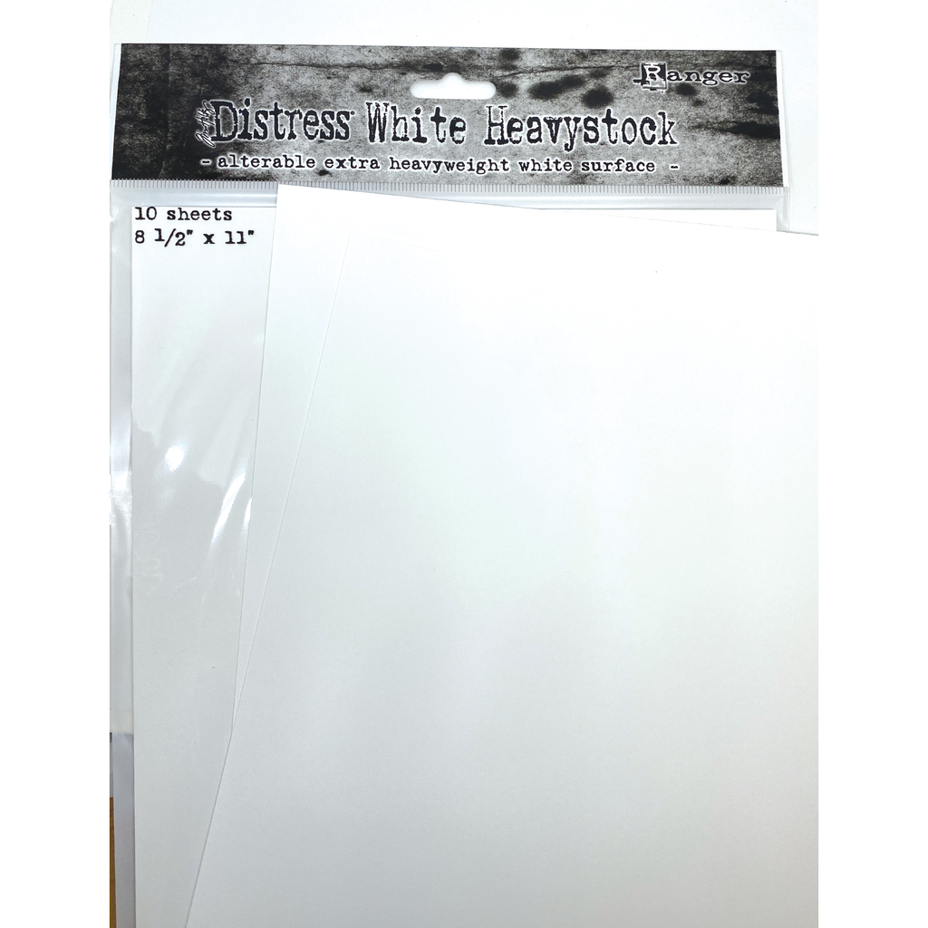 Tim Holtz 8.5 X 11 Distress White Heavystock Ranger tda76322 Secondary Image