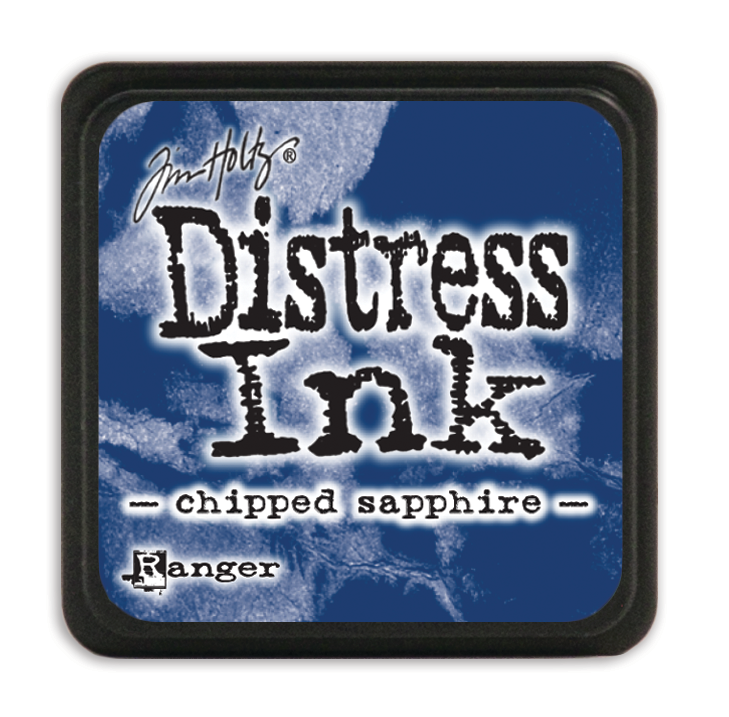 Tim Holtz Distress Mini Ink Pad Chipped Sapphire Ranger TDP39907